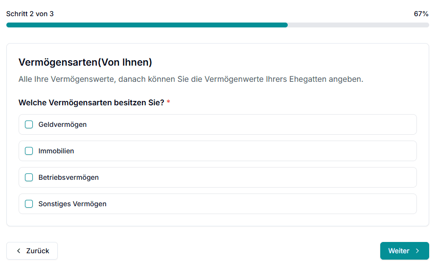 steuercheck Einreichungen